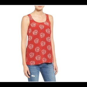 Madewell Silk Lookout Tie Back Tank